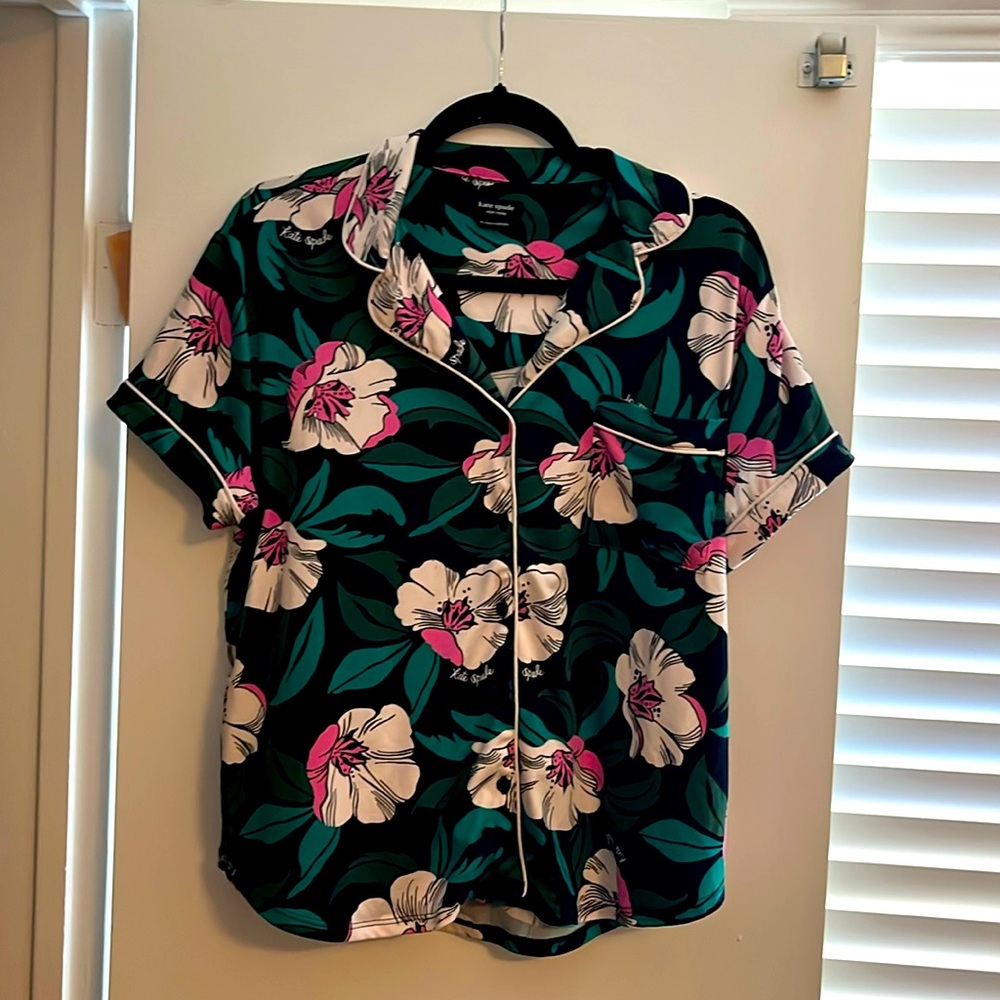 Kate Spade Floral  PJ Top Medium